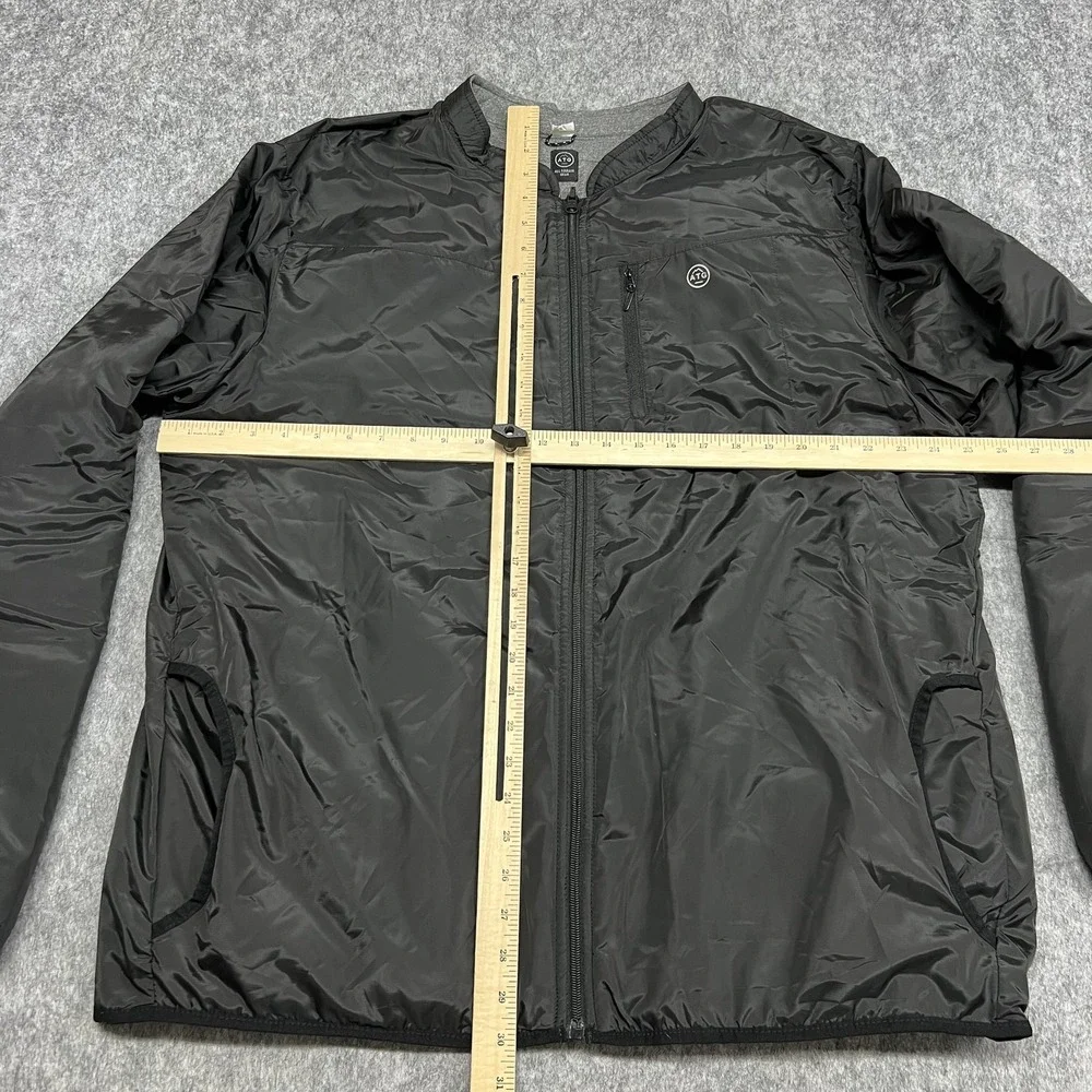ATG All Terrain Gear Jacket Mens XL Reversible Lightweight Outdoor Zip Packable